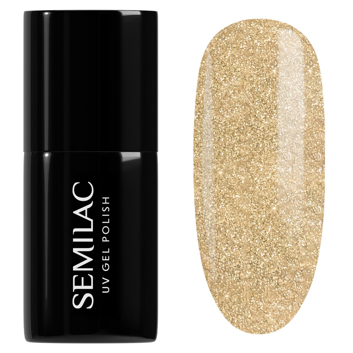 037 UV Hybrid Semilac Gold Disco 7ml
