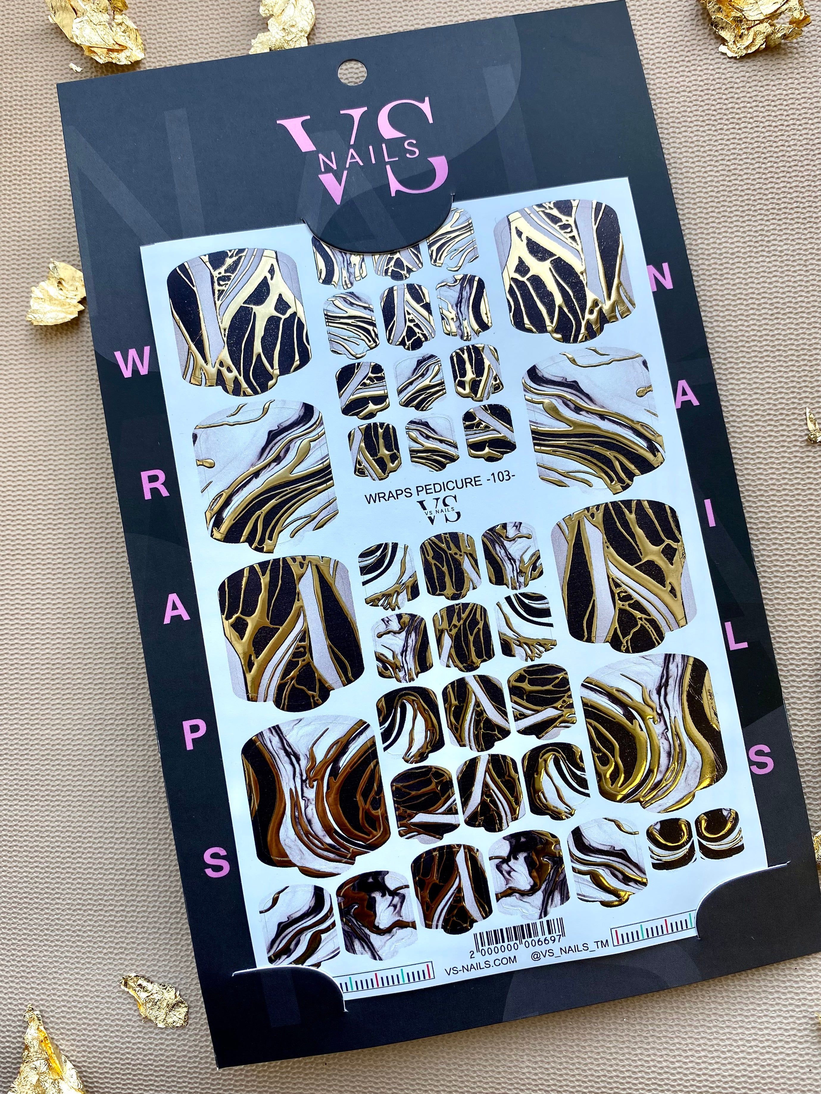 VS NAILS Pediküüri wrapid Nr.103