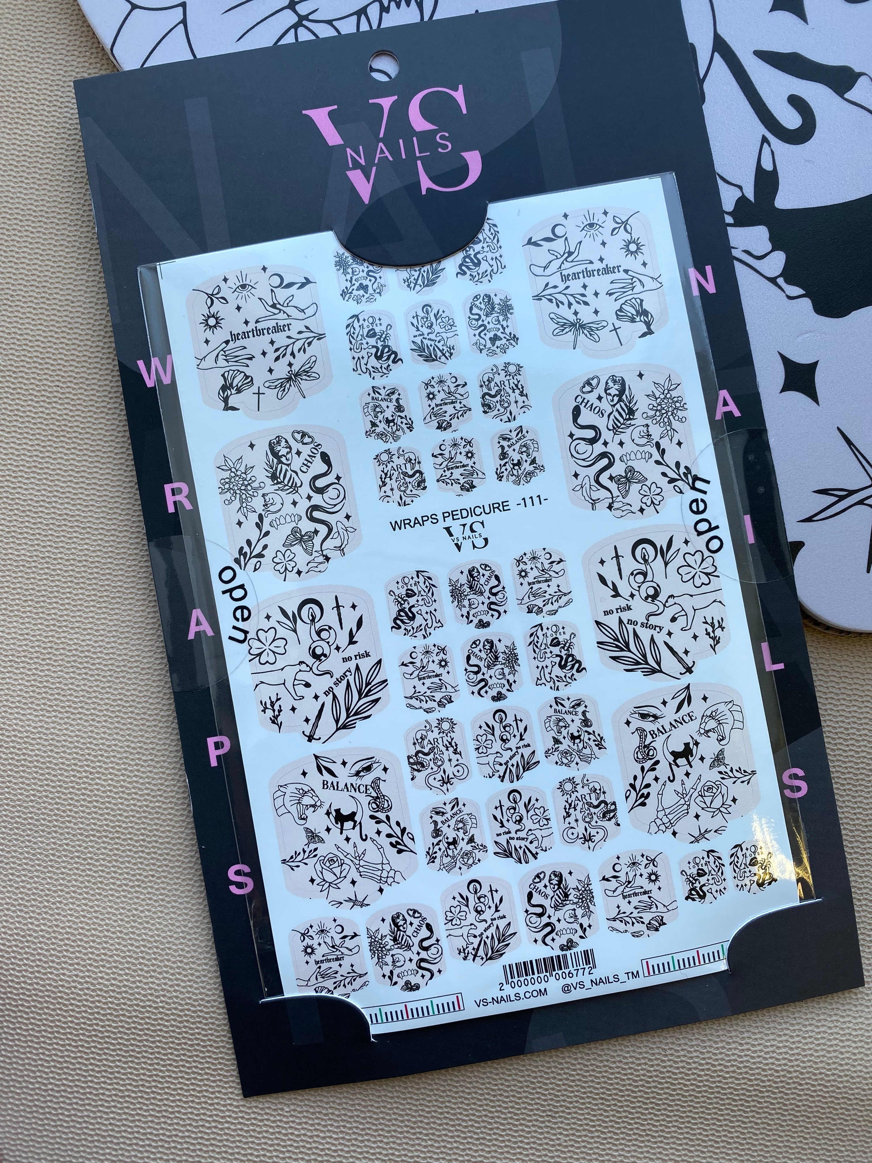 VS NAILS Pediküüri wrapid Nr.135