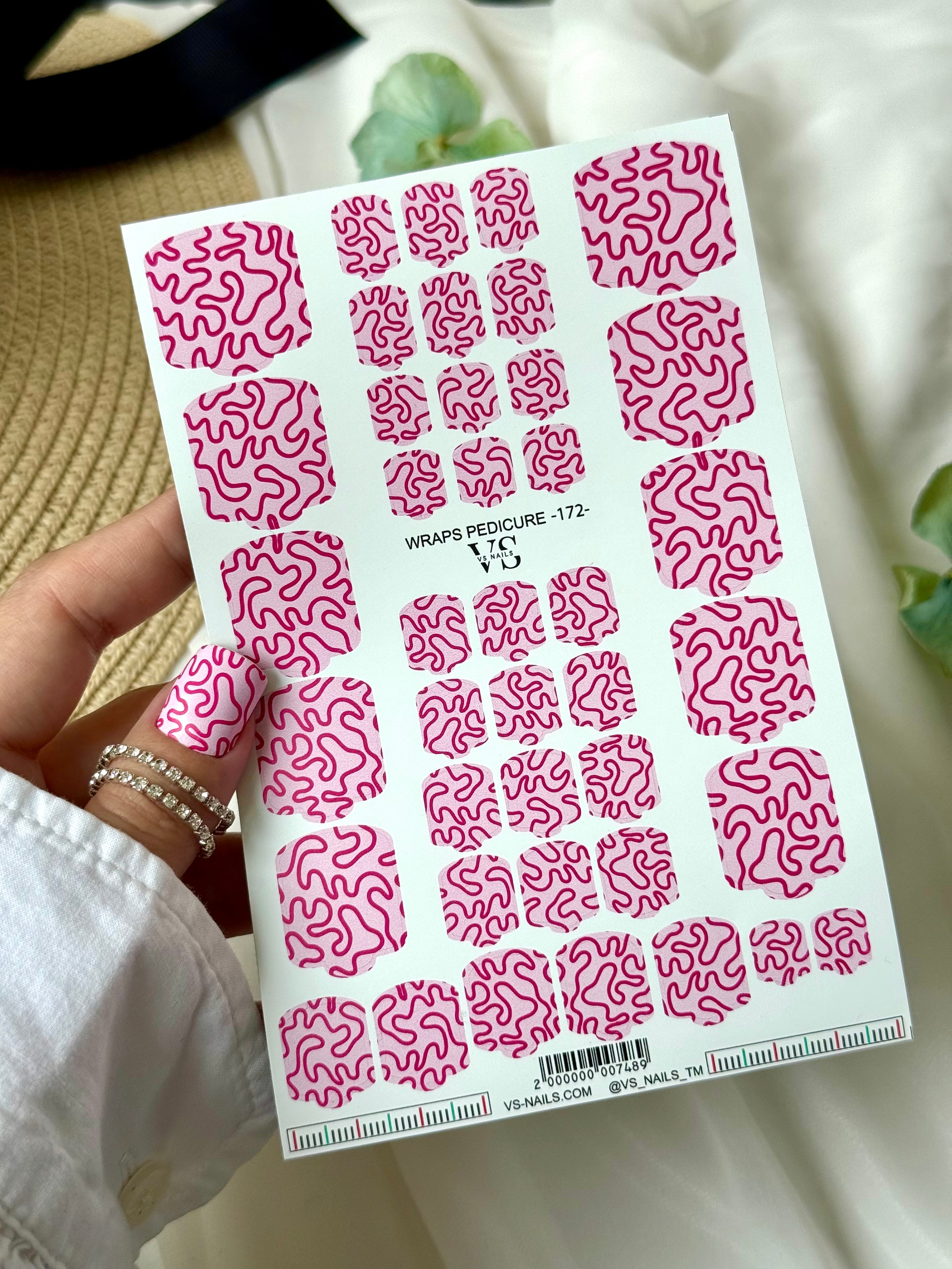 VS NAILS Pediküürikiled nr 172