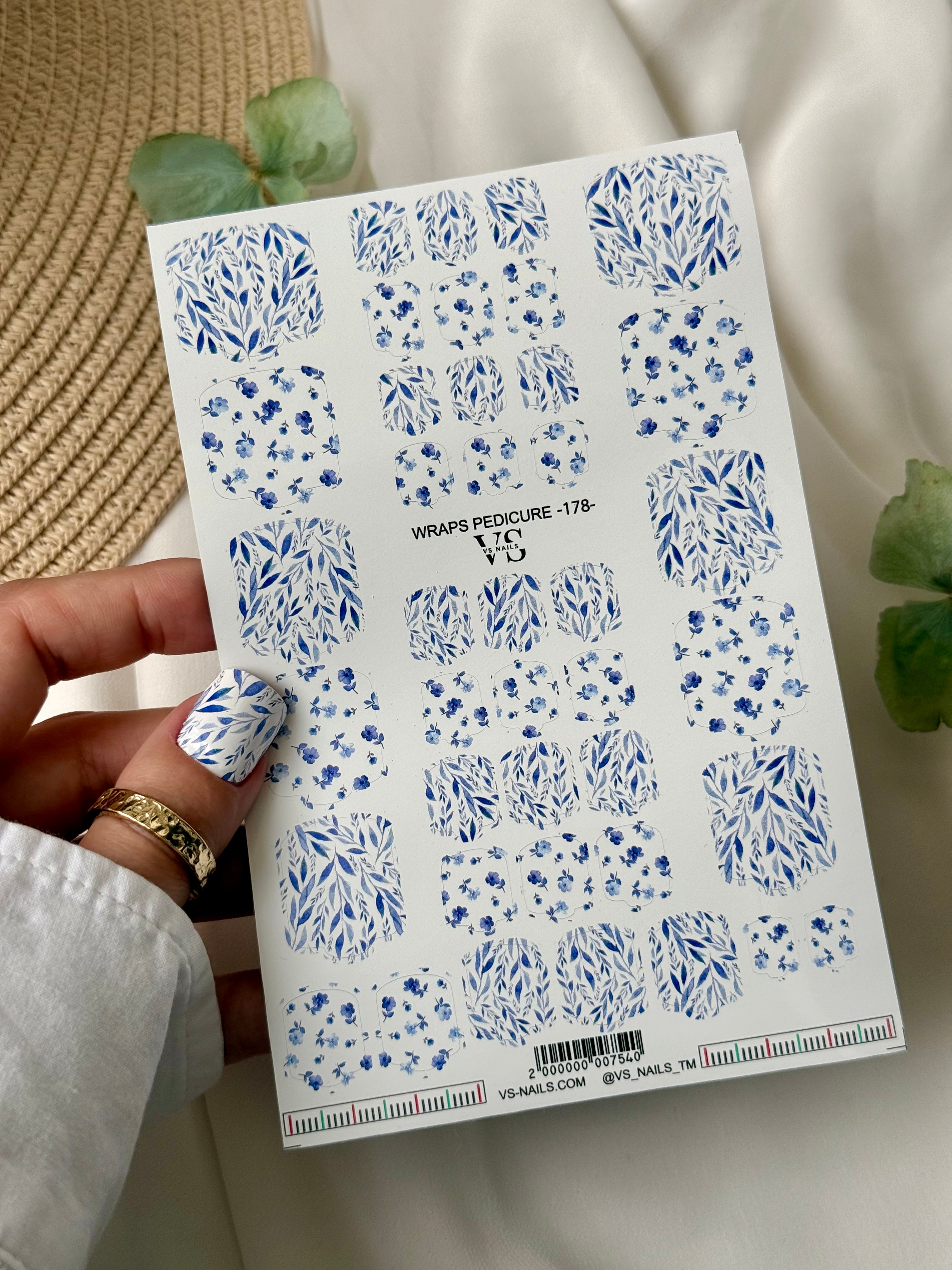 VS NAILS Pediküürikiled nr 178