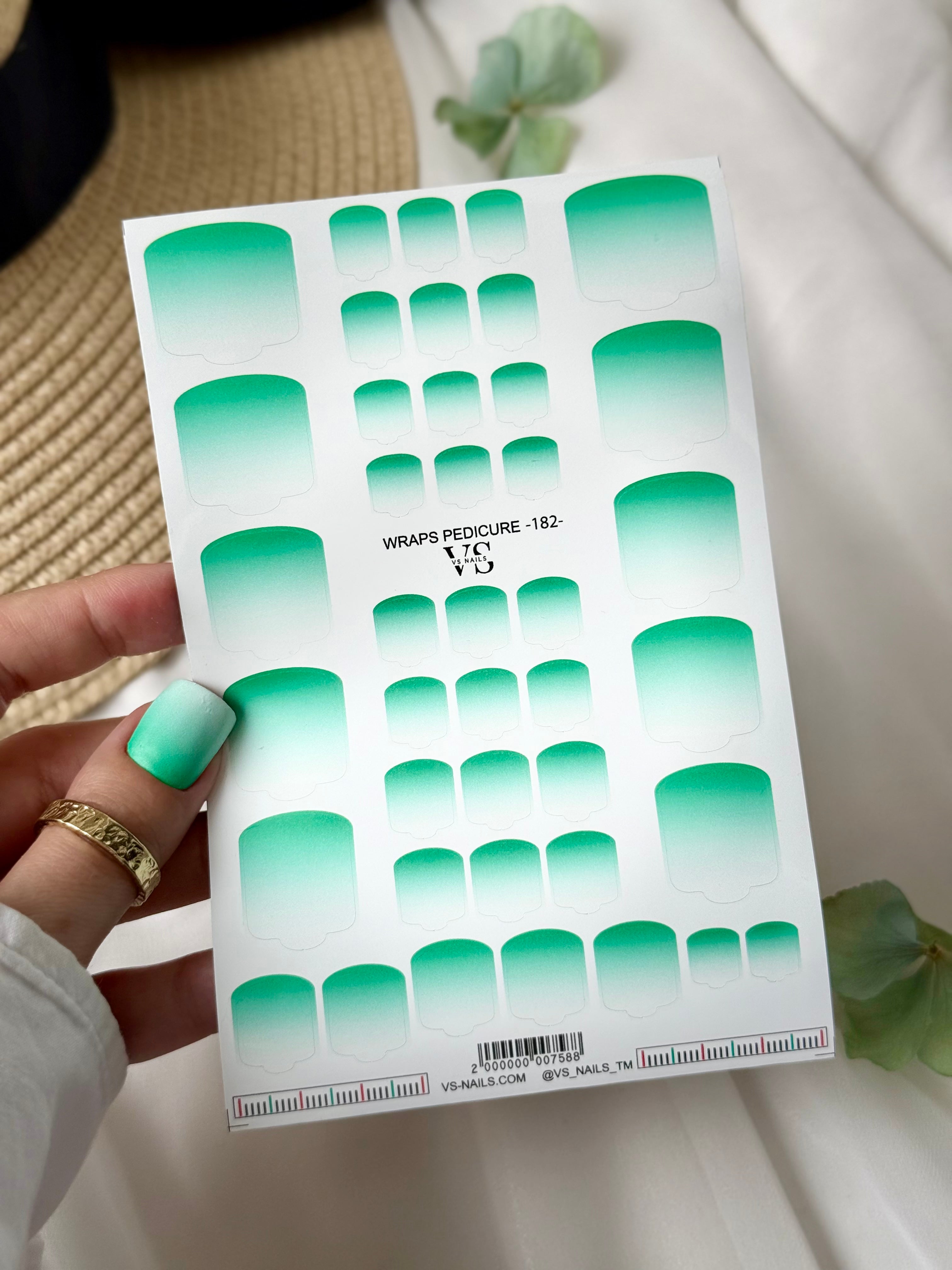 VS NAILS Pediküürikiled nr 182