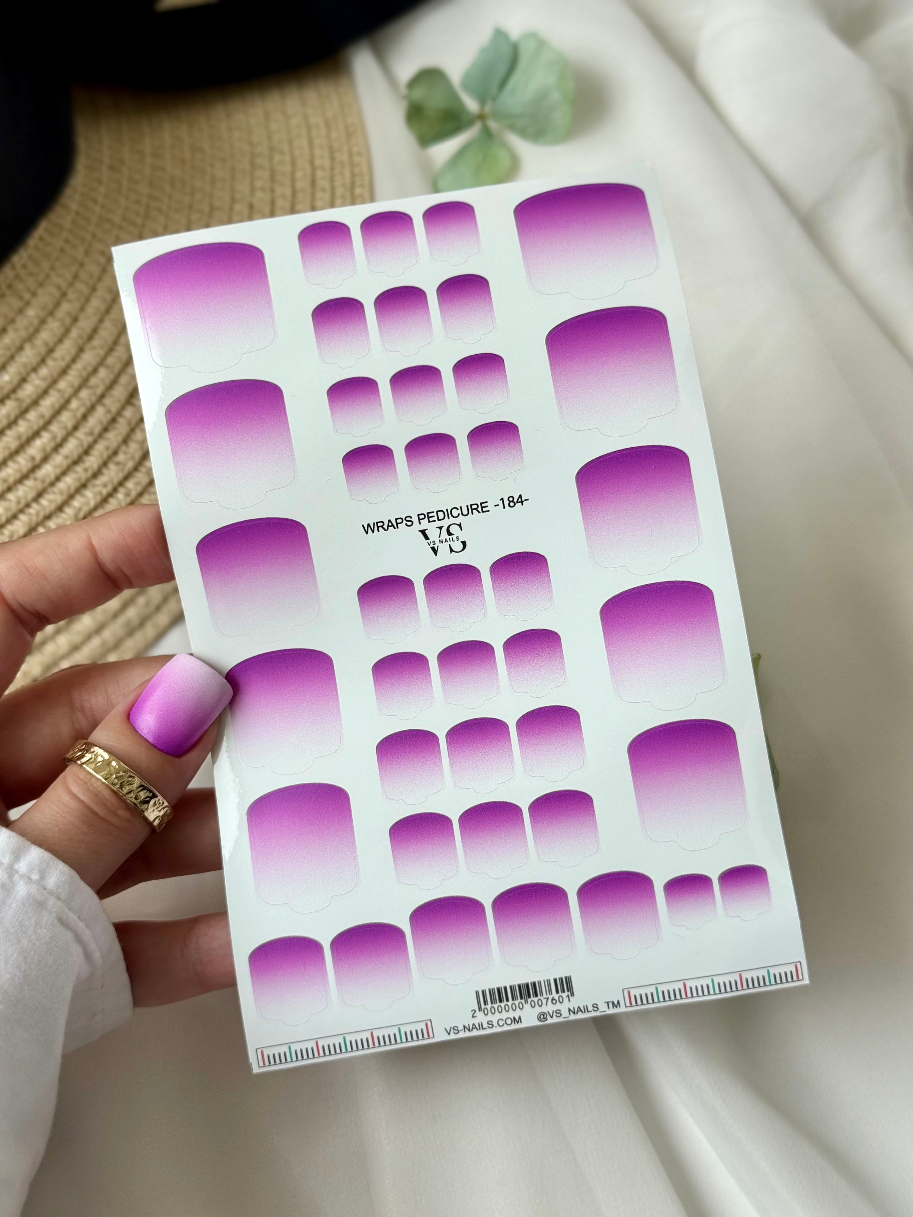 VS NAILS Pediküürikiled nr 184