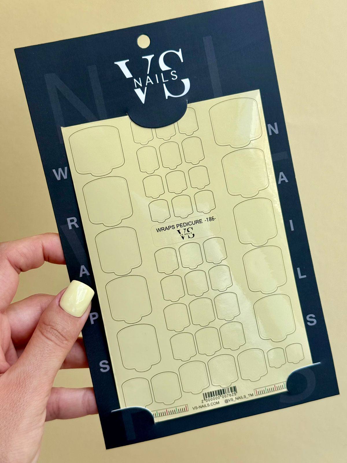 VS NAILS Pediküüri mähised Nr.186