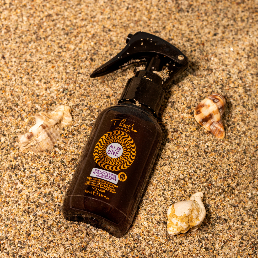THAT'SO Tanning Accelerator - refreshing water with glitter, 100ml