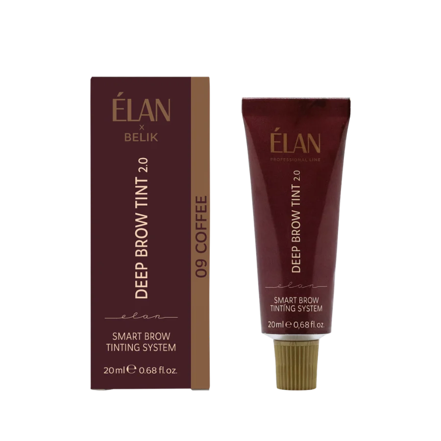 Elan püsiv kulmuvärv „DEEP BROW TINT“, 2.0 08 CHOCO Looduslik pruun 20 ml