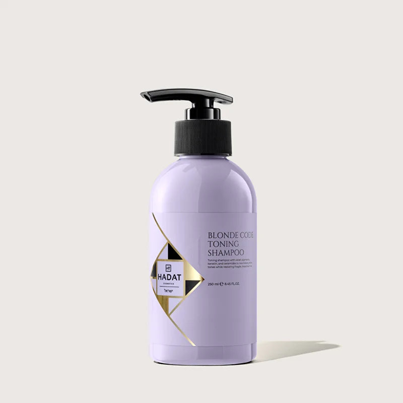 HADAT BLONDE CODE TONING SHAMPOO – tooniv šampoon blondidele juustele, 250 ml