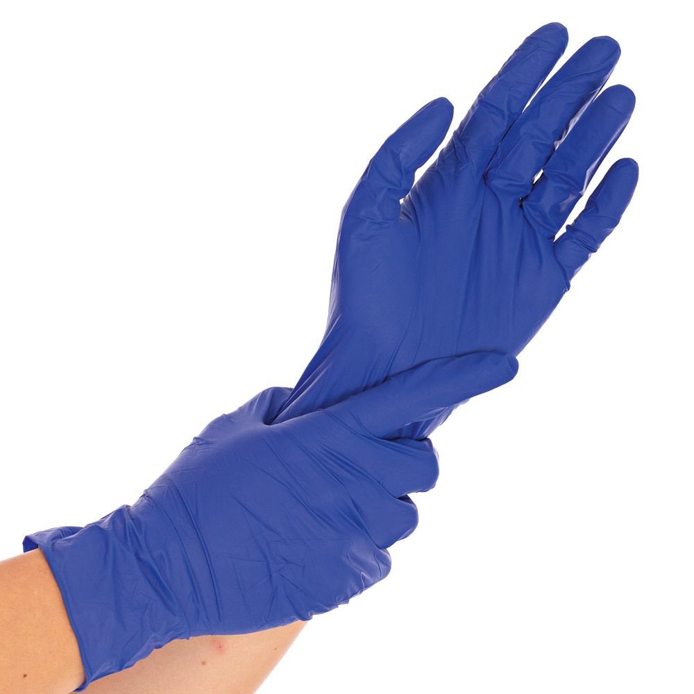 SAFE LIGHT Disposable nitrile gloves, powder-free M Cobalt Blue, 100 pcs. (Germany)