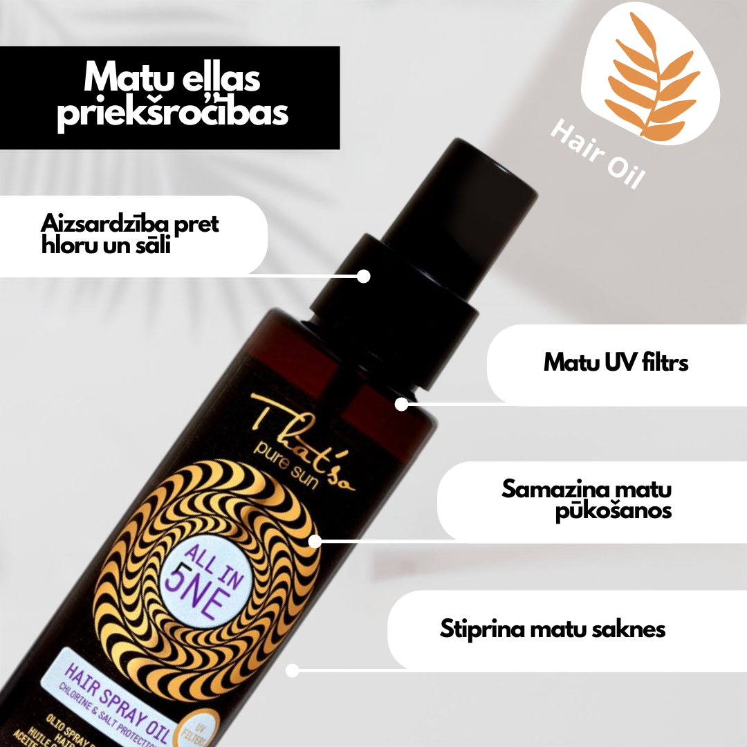 THAT'SO All-In-One Hair Spray Oil Aizsargājošs eļļa matiem, 100ml