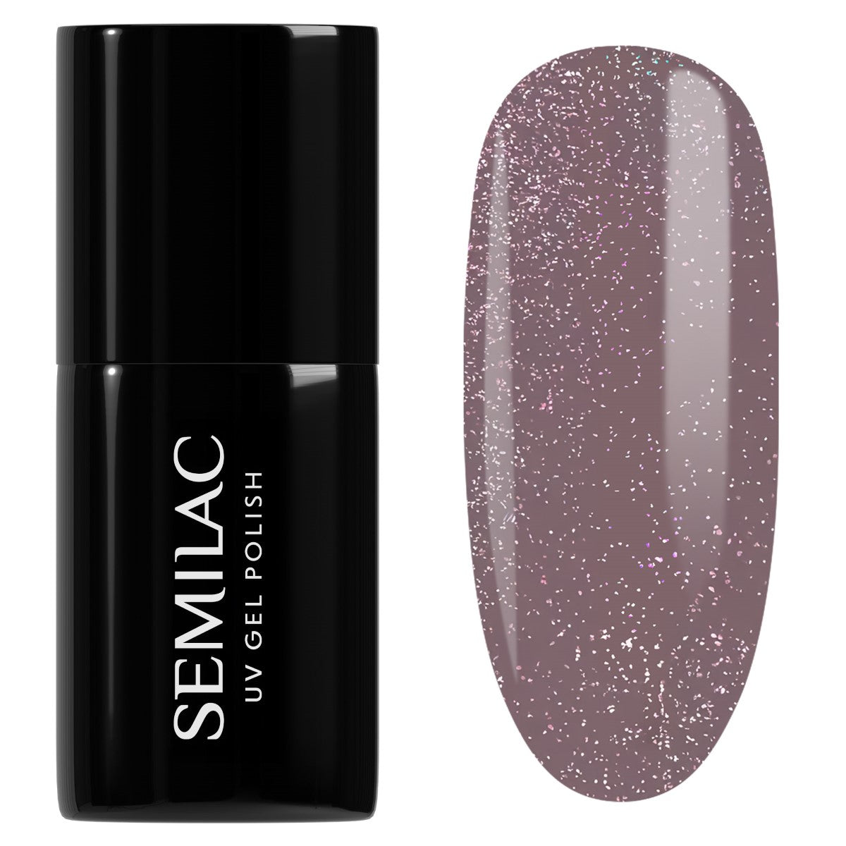 322 UV Hybrid Semilac Shimmer Dust Brown 7ml