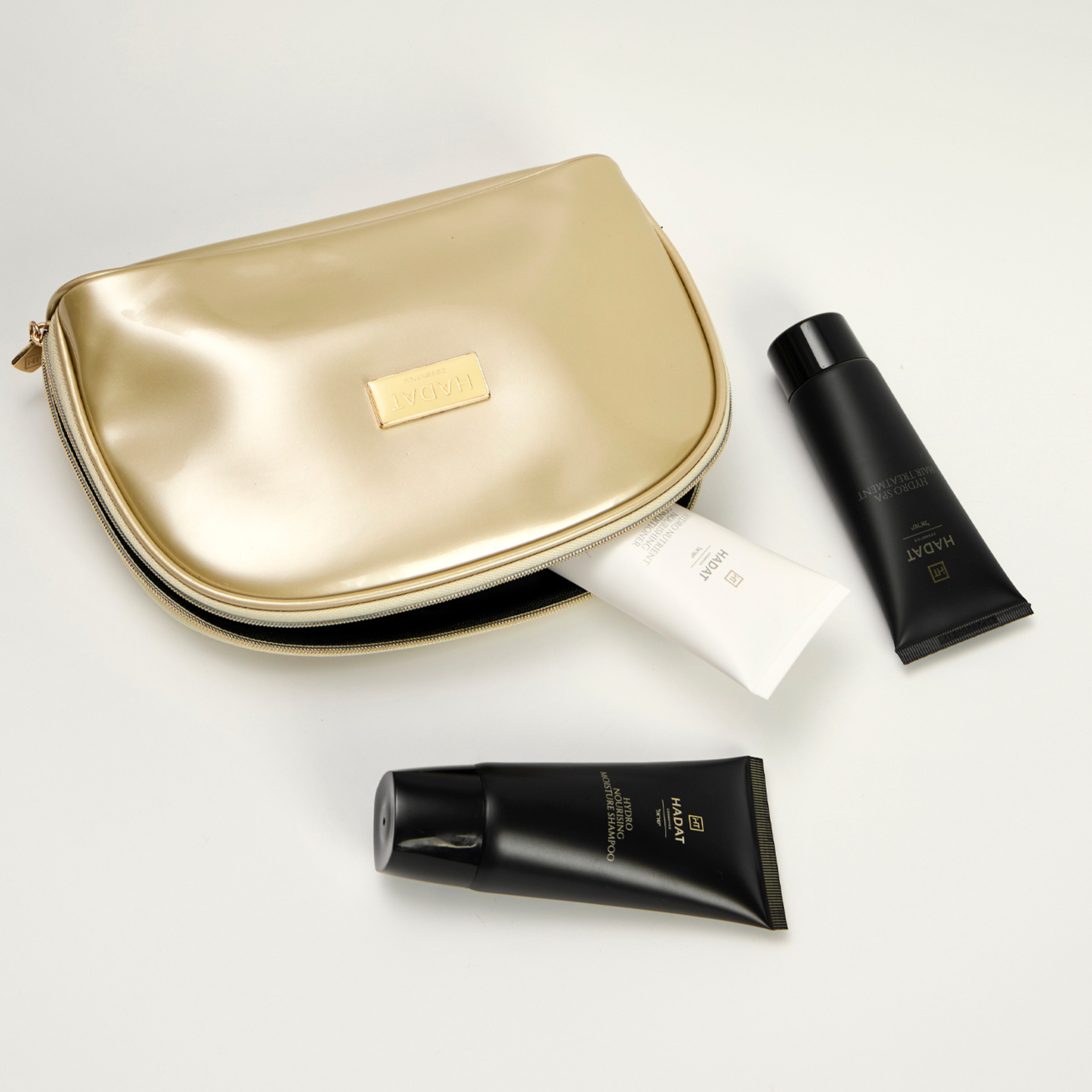 HADAT HYDRO NOURISHING MOISTURE SET - Barojošs komplekts matiem, 3x70ml