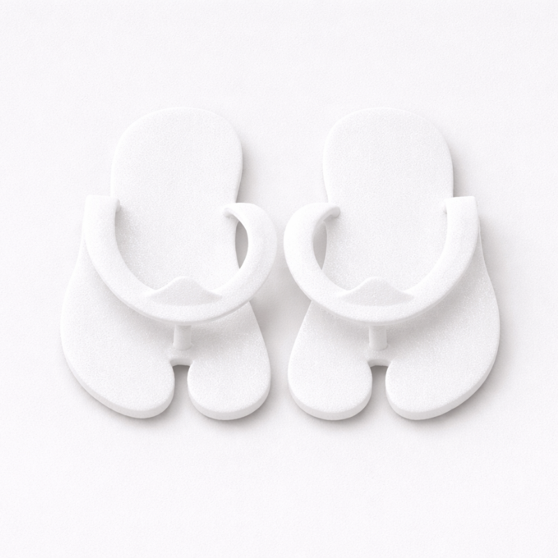 PW Ühekordsed sussid Foam 12 tk, valged