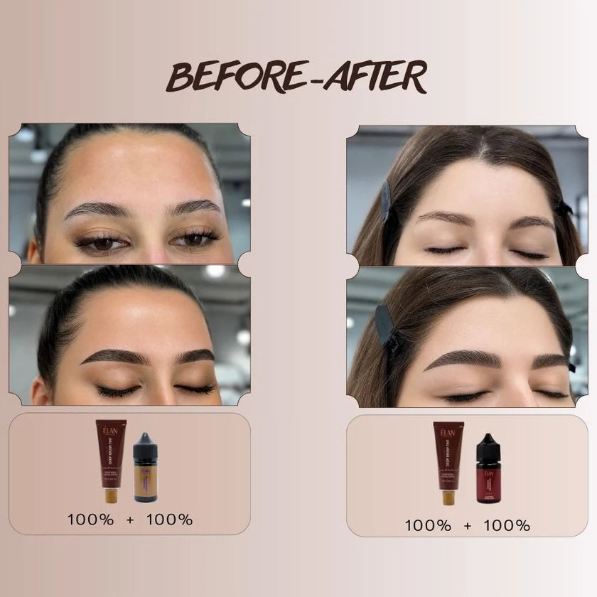 Elan püsiv kulmuvärv „DEEP BROW TINT“, 2.0 08 CHOCO Looduslik pruun 20 ml