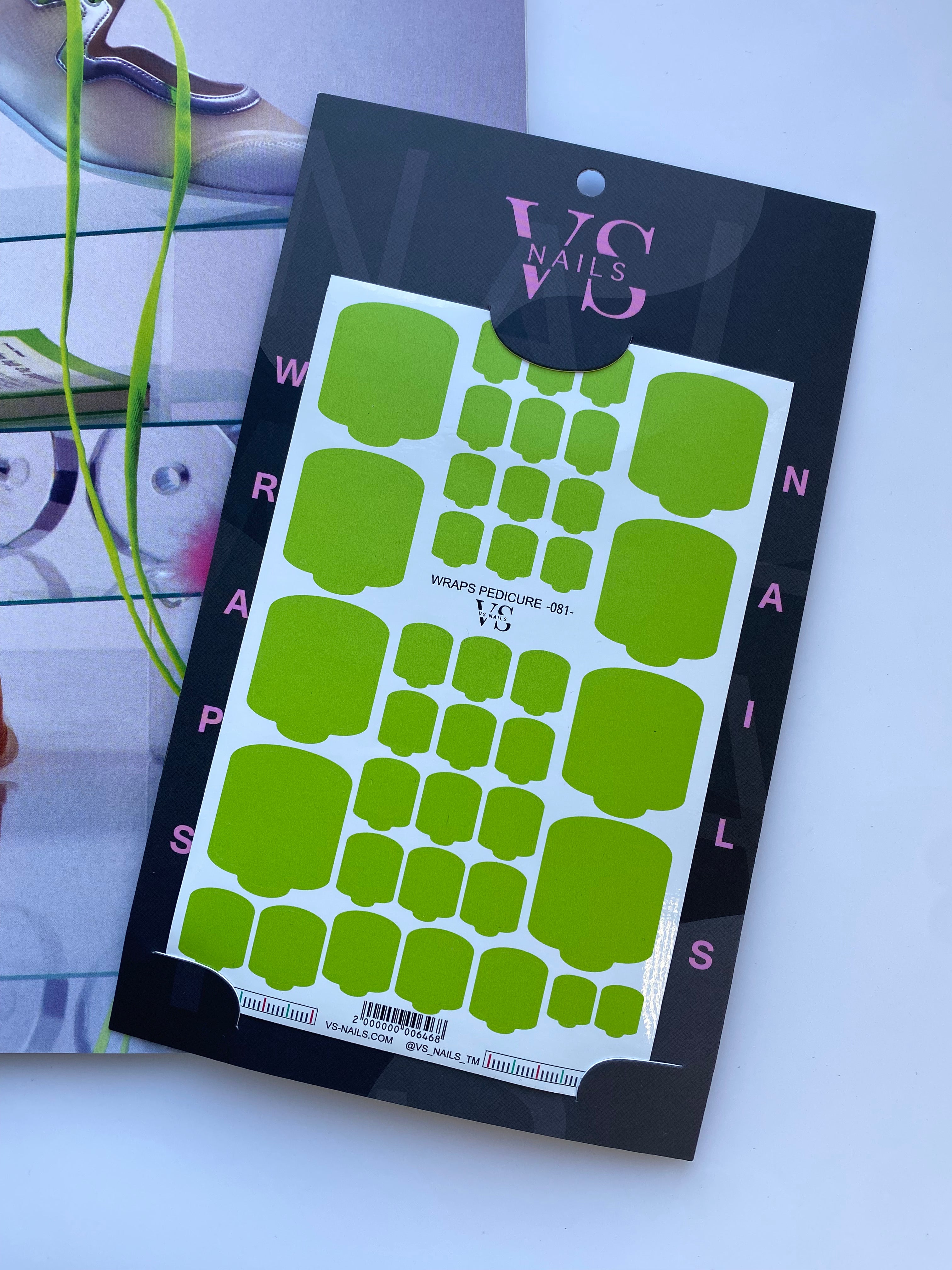 VS NAILS Pedicure Wraps Nr.81