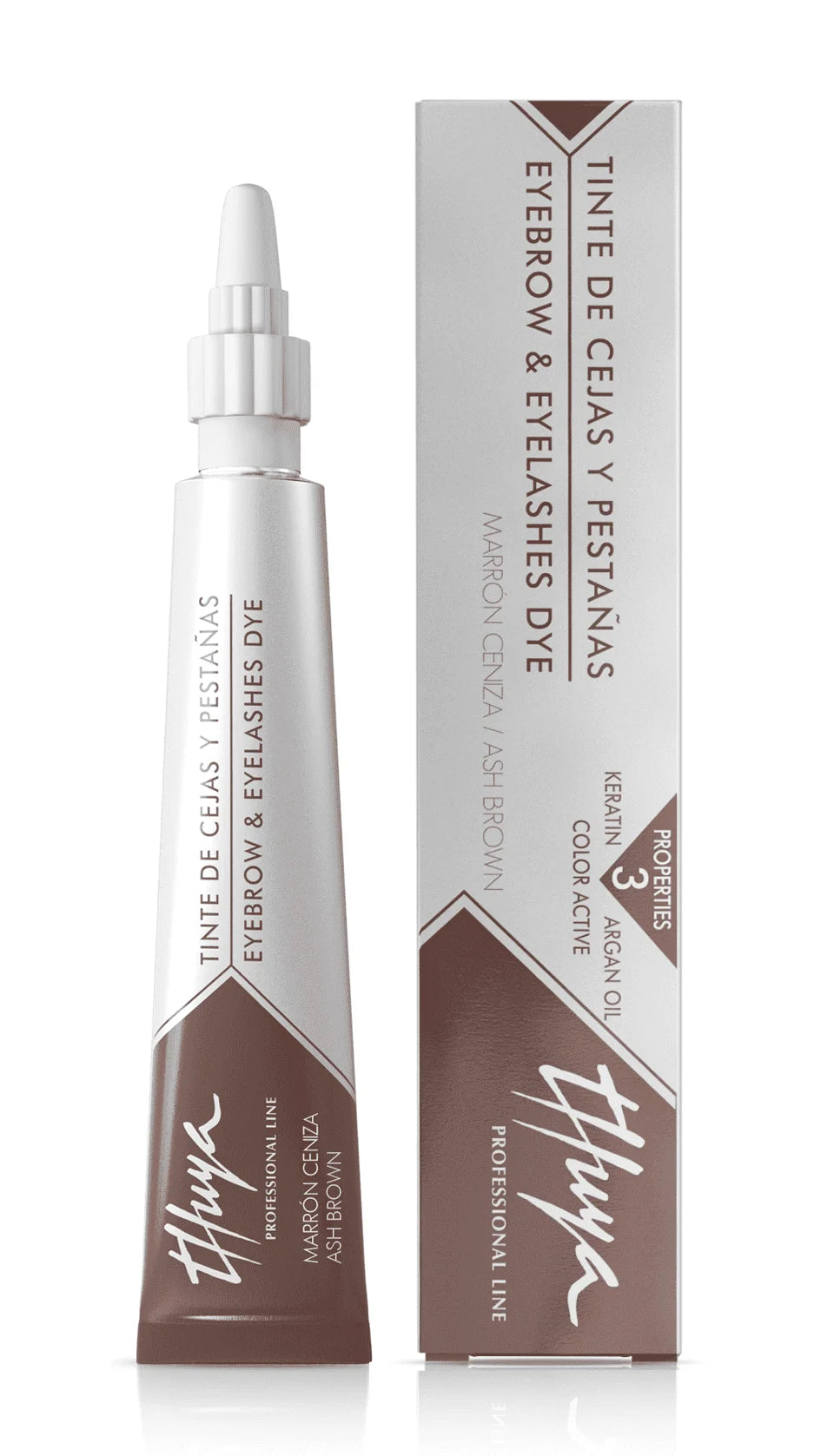 THUYA Kulmude ja ripsmete värv TUMEPRUUN 14 ml