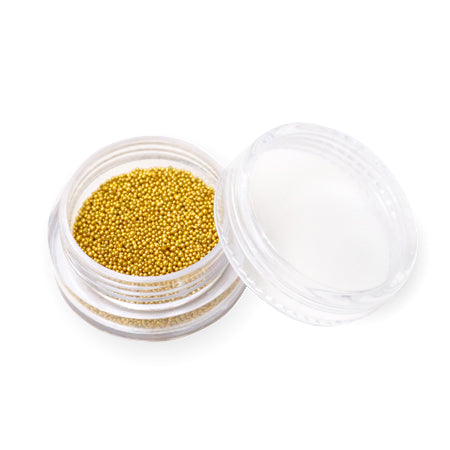MOYRA Nail Design Beads 0.8 mm, 02 Gold, 10 g