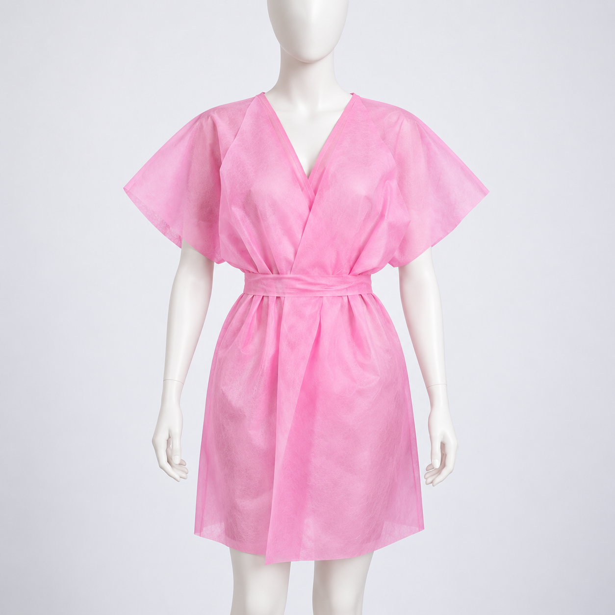 PW Nonwoven Kimono 5 gab., koraļļu rozā