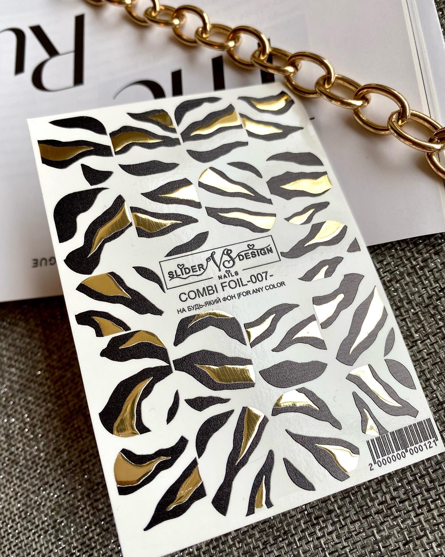 VS NAILS Sliders Combi Foil Nr.07