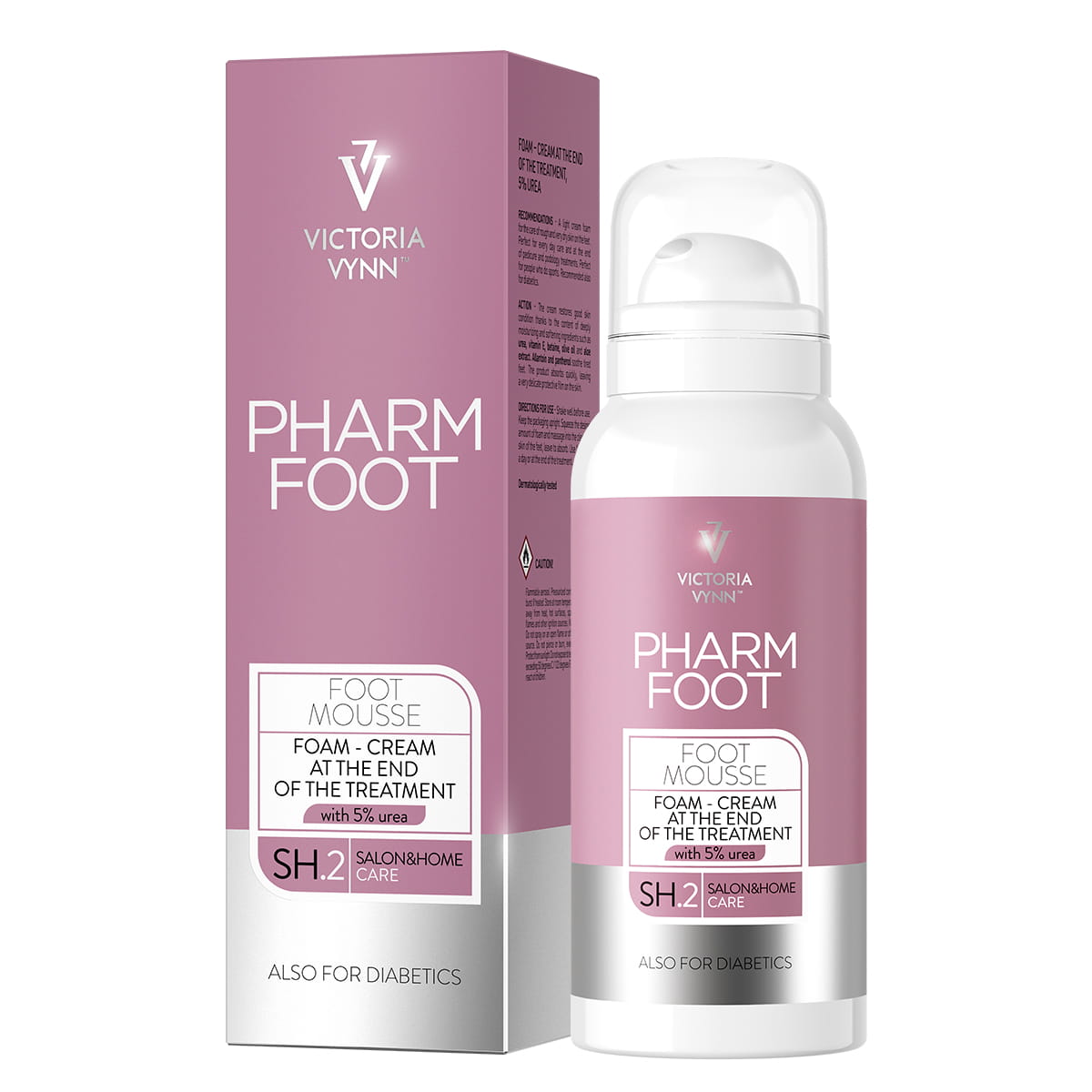 PHARM FOOT vahtkreem 5% uureaga, FOOT MOUSSE 105ml