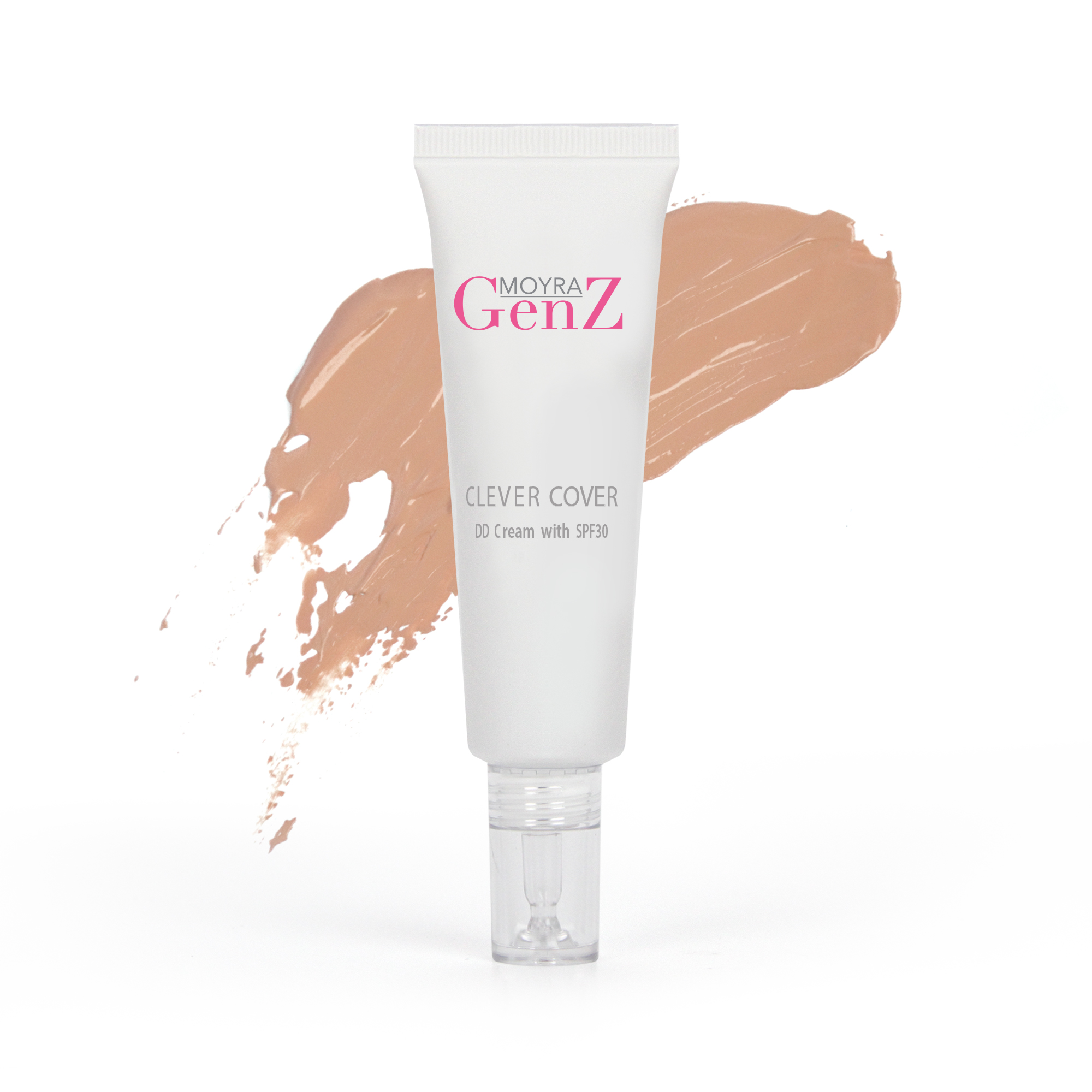 MOYRA GenZ Clever Cover Silk Touch 02 tonālais krēms, 30 ml