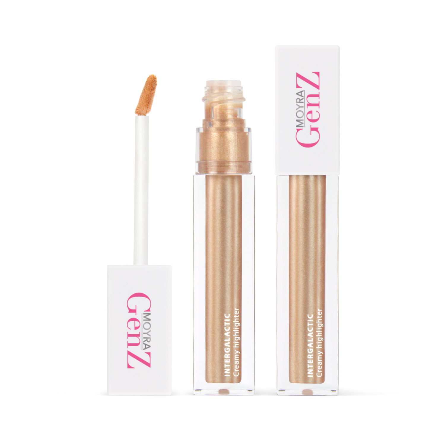 MOYRA GenZ Intergalactic creamy highlighter 02 Enlighten me, 4.5 ml