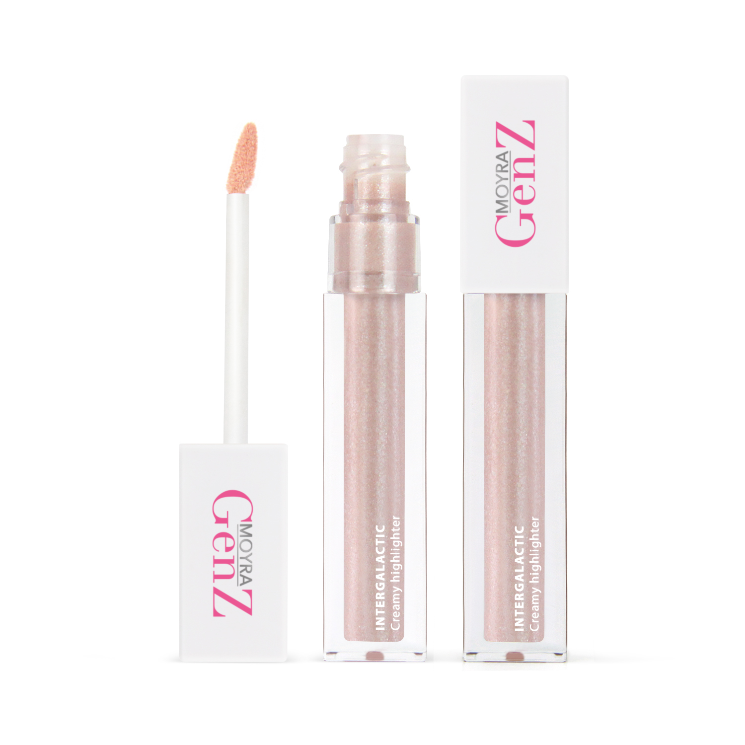MOYRA GenZ Intergalactic creamy highlighter 04 Party light up, 4.5 ml