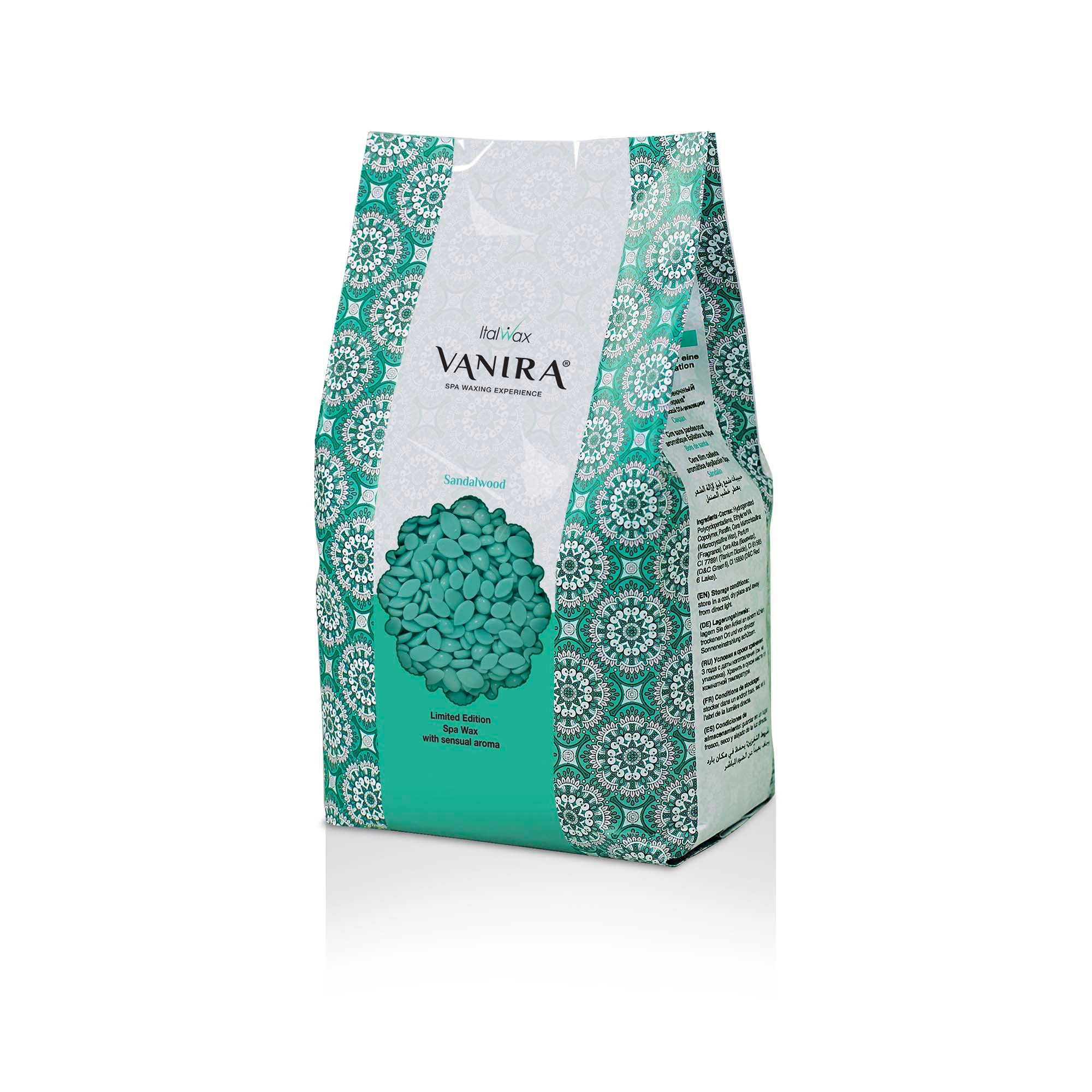 ItalWax VANIRA пленочный воск, SANDALWOOD (Сандаловое дерево) 1 кг