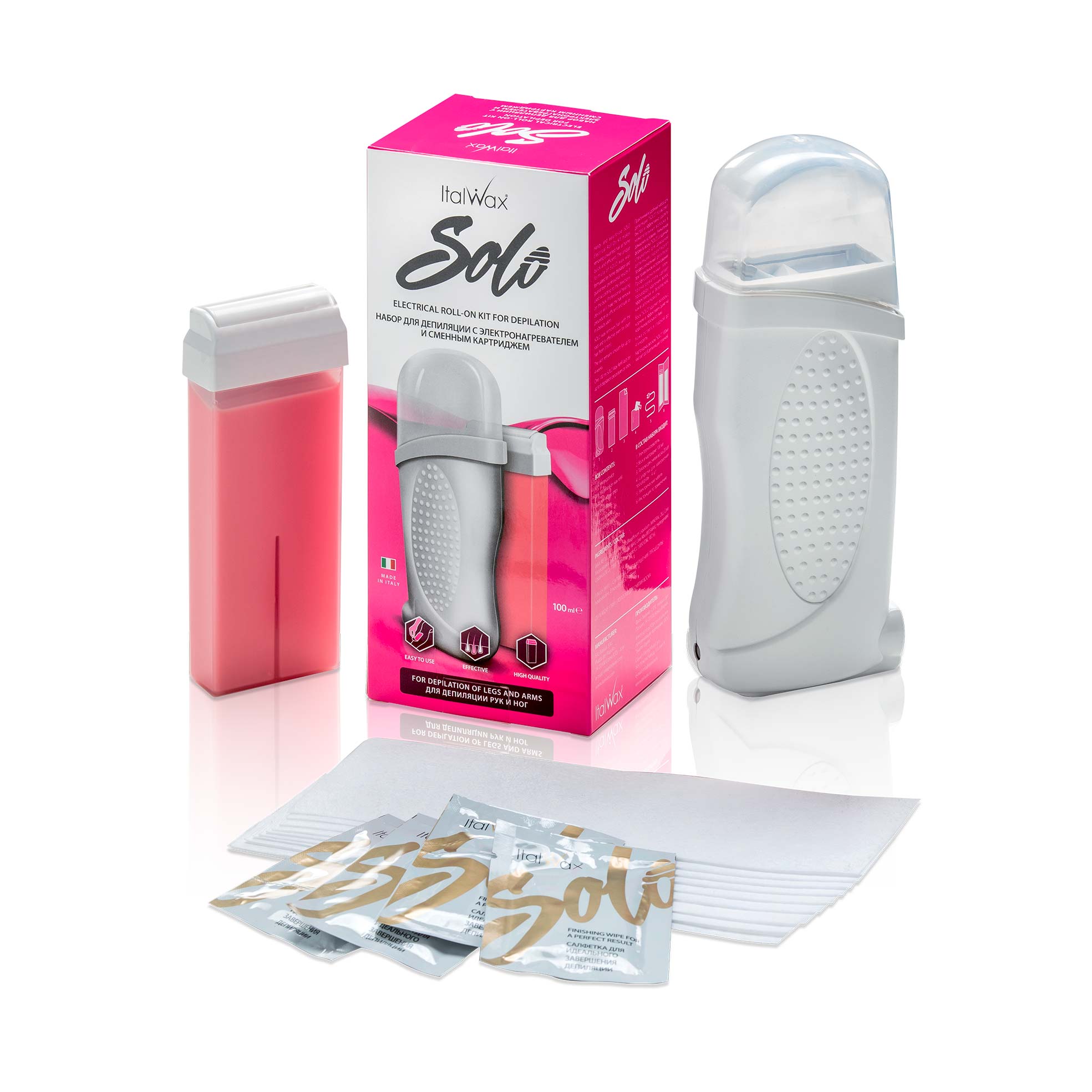 ItalWax SOLO Classic sildītājs ar Rose kartridžu