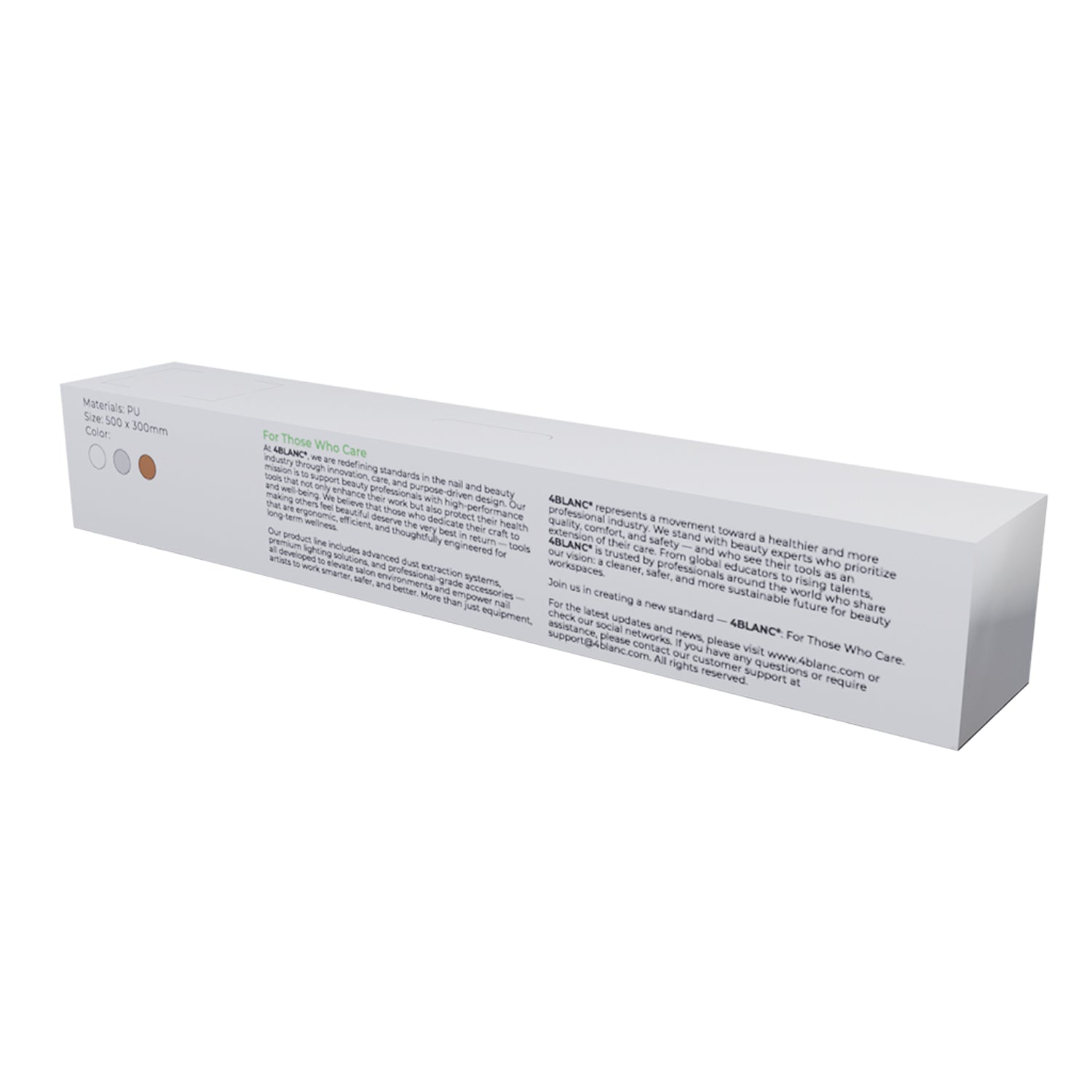 4BLANC Maniküürilaua matt, Beež