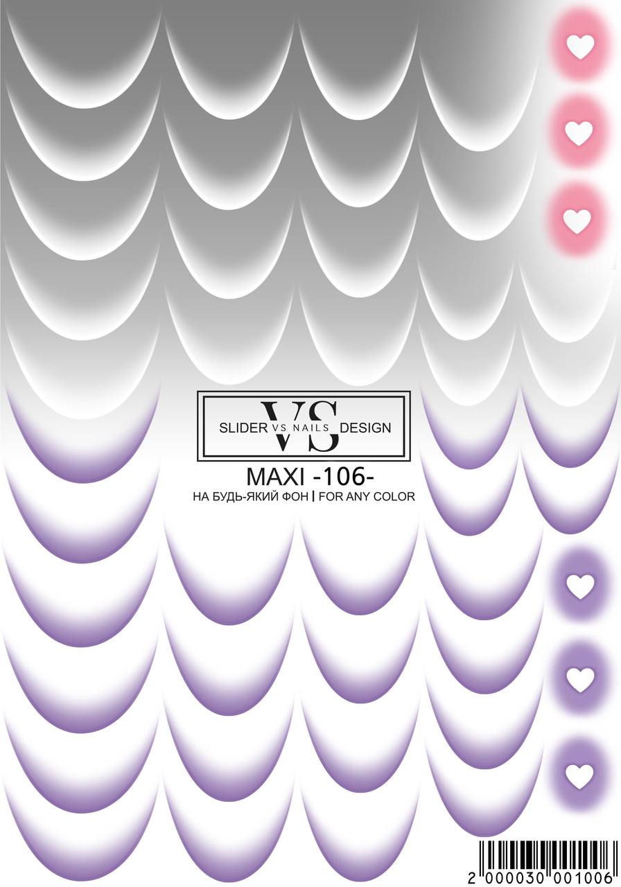 VS NAILS Slidrid Maxi Nr.106