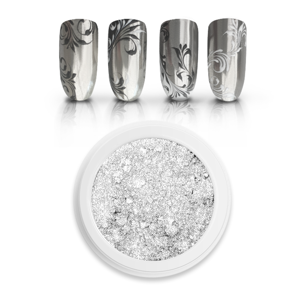 MOYRA pigments ar spoguļa efektu No.01., sudraba