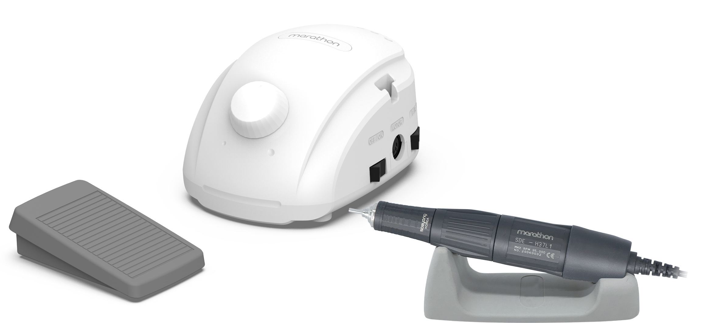 MARATHON M3 CHAMPION (valge) UUS 2025 SAEYANG + H37L1 (35 000 p/min)