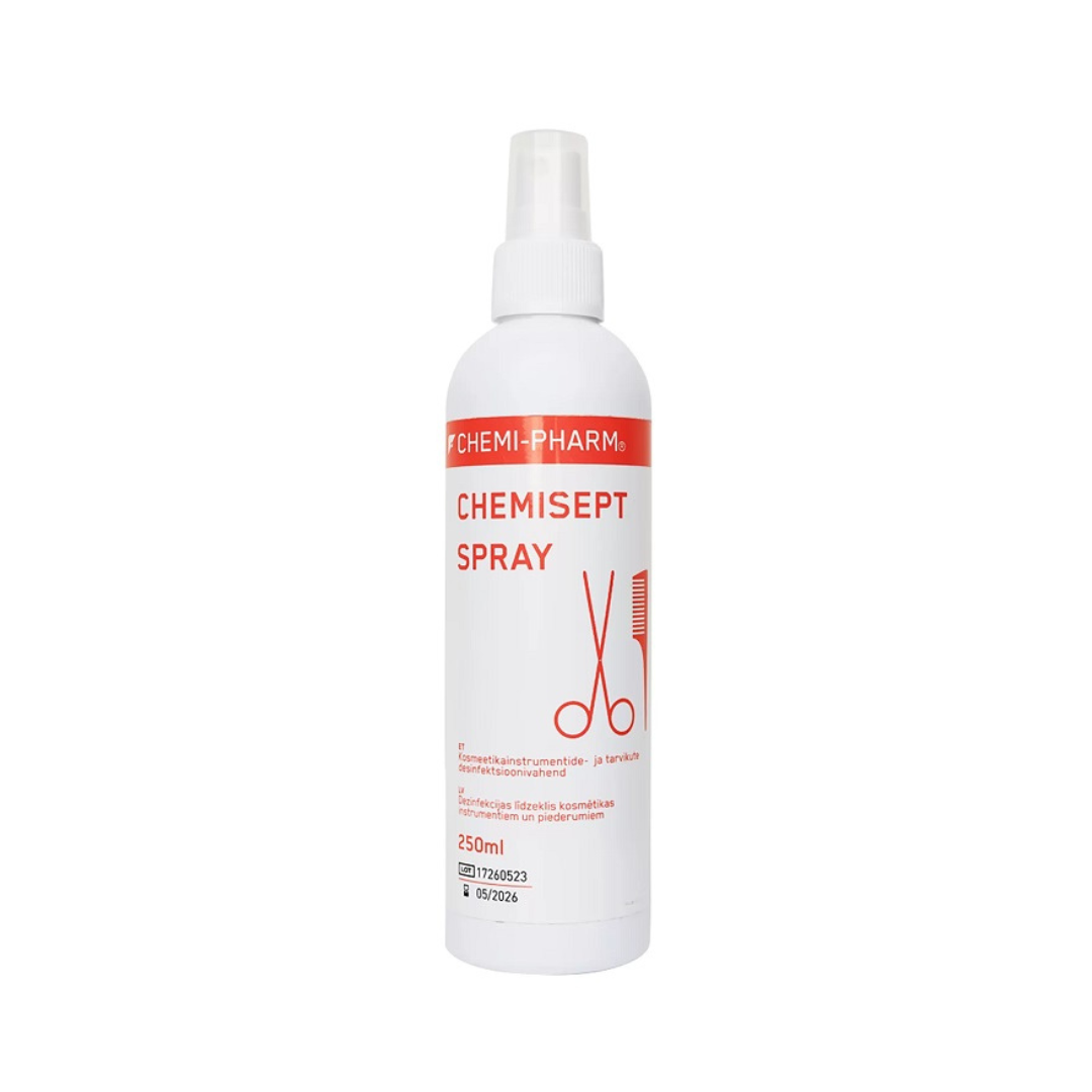 CHEMISEPT SPRAY - desinfitseerimisvahend kosmeetikavahendite ja tarvikute jaoks, 250 ml