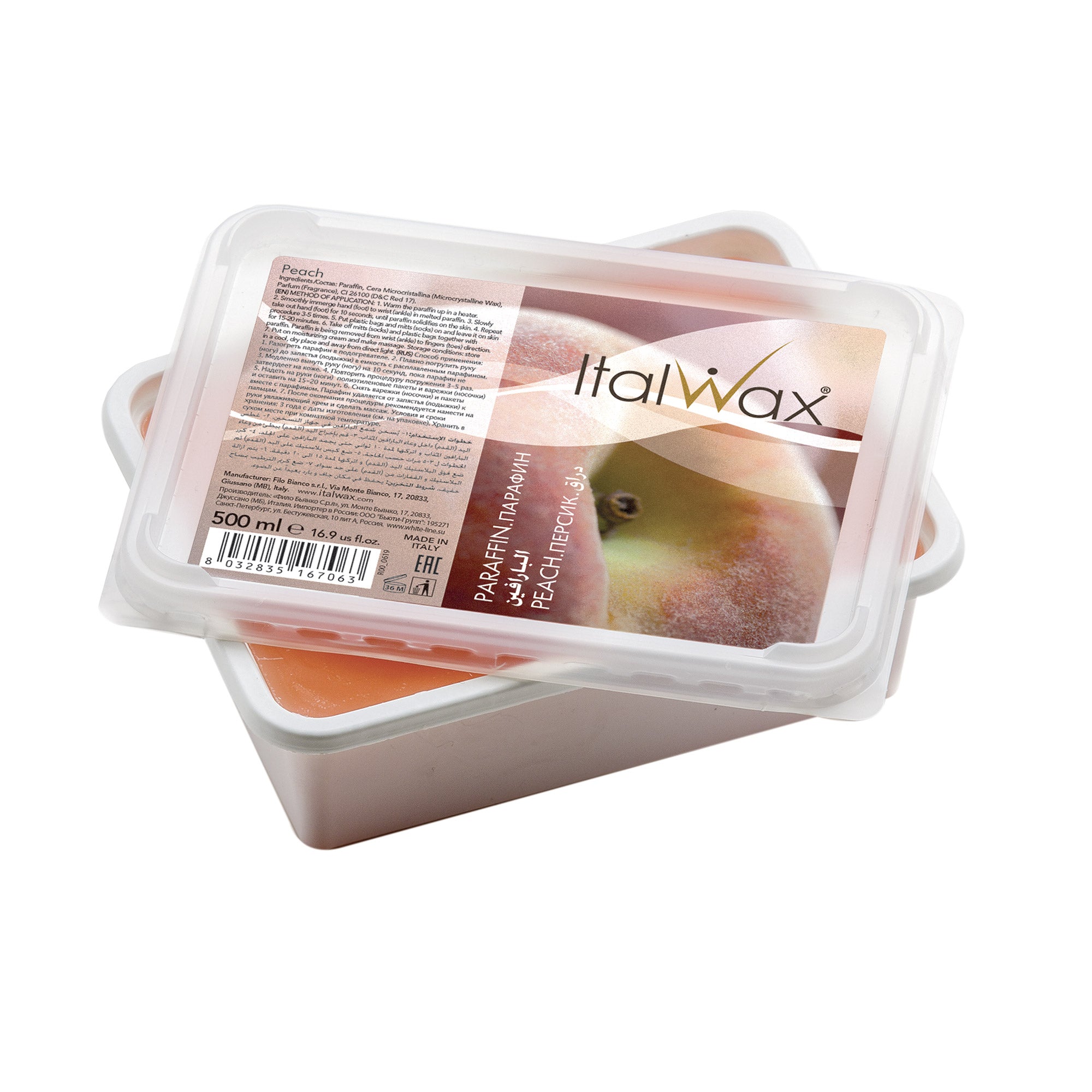 ItalWax Parafiin PEACH 500 g