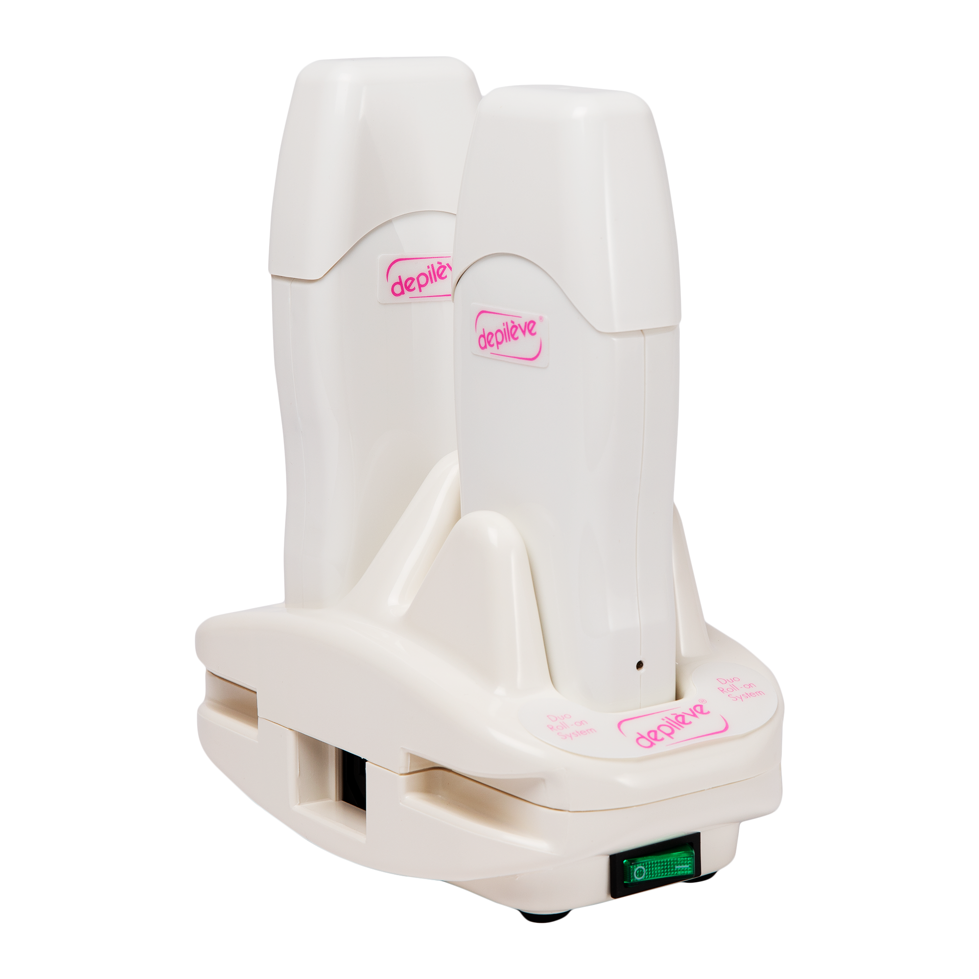 Depileve divvietīgs vaska kartridžu sildītājs ar pamatni 2x100 ml