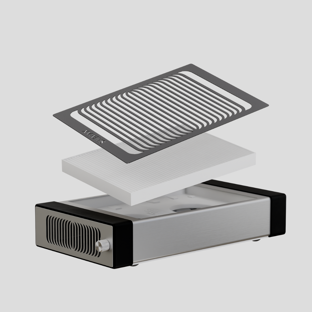 SheMax Style PRO Melns Profesionāls manikīra putekļu savācējs