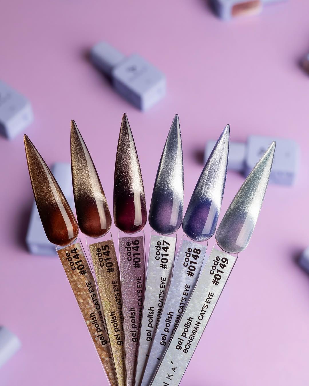 0147 Color Gel Polish Bohemian Cat Eye Collection 12ml