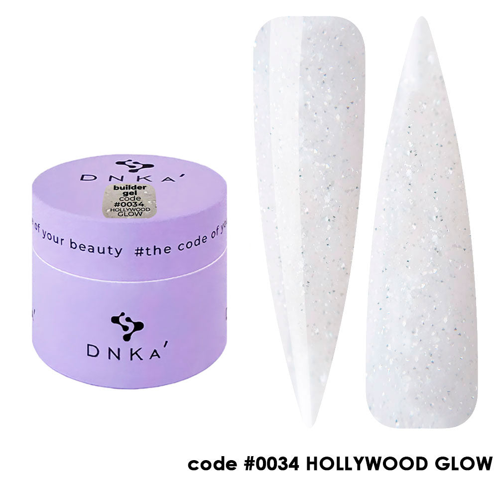 0034 DNKa' ehitusgeel Hollywood Glow kollektsioon - 30ml