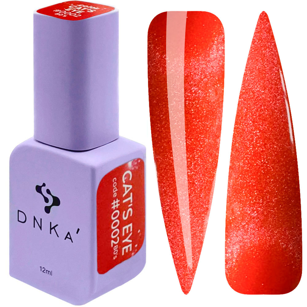 0002 Color Gel Polish DNKa' 80's Cat Eye Collection