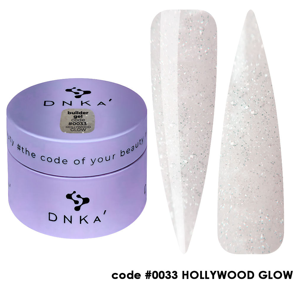 0033 DNKa' ehitusgeel Hollywood Glow kollektsioon - 30ml