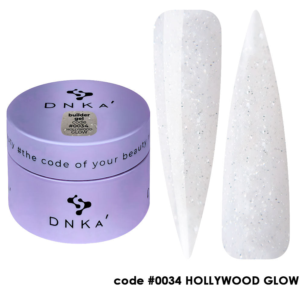 0034 DNKa' ehitusgeel Hollywood Glow kollektsioon - 30ml