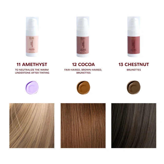 ELAN Tooniv kulmumask, Color Brow Mask 2in1 Kastanipruun, 10 ml