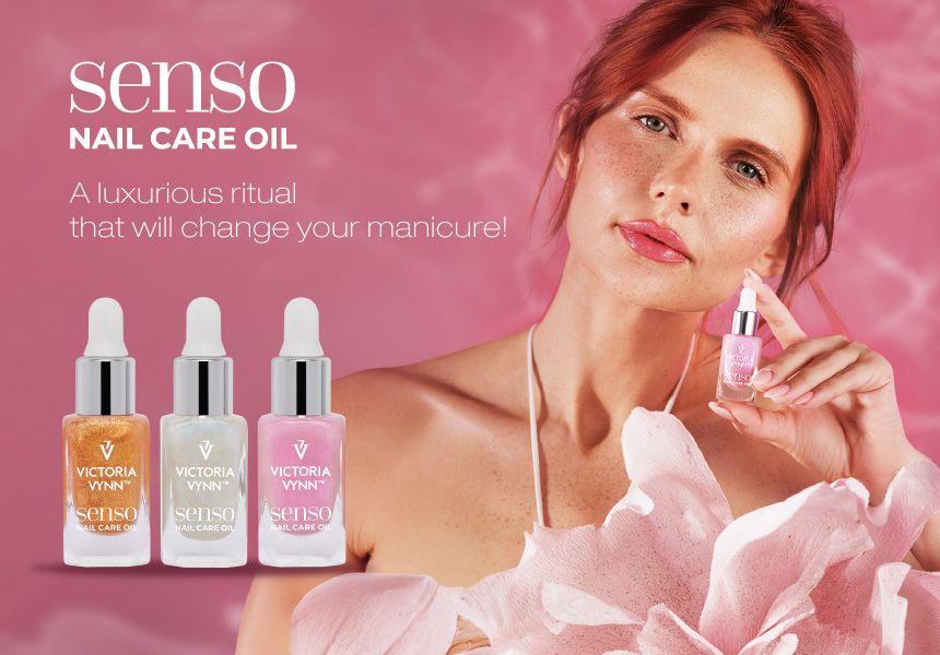 Victoria Vynn SENSO kutikulu eļļa ar mirdzumiem Kiss Me, 9ml