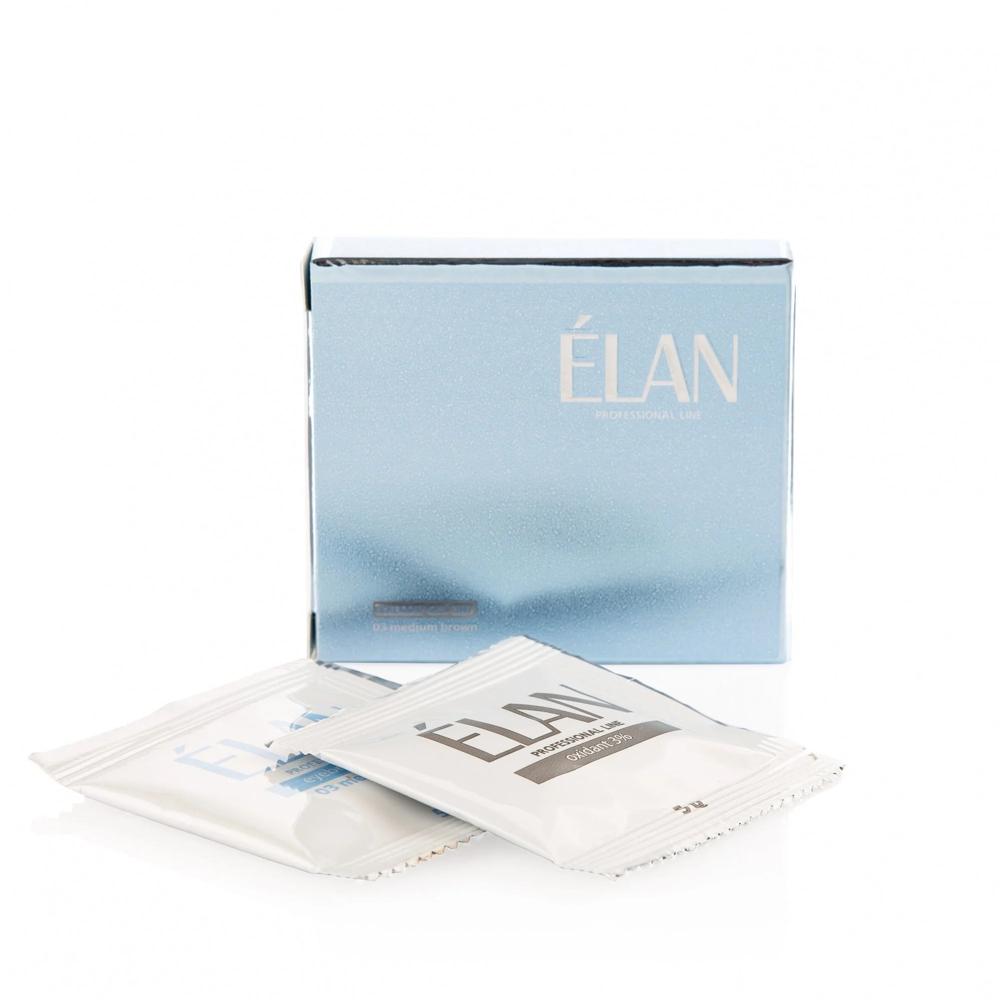 Elan geelvärv kulmudele ja ripsmetele oksüdeerijaga 1tk (03 Keskmine pruun) 5g