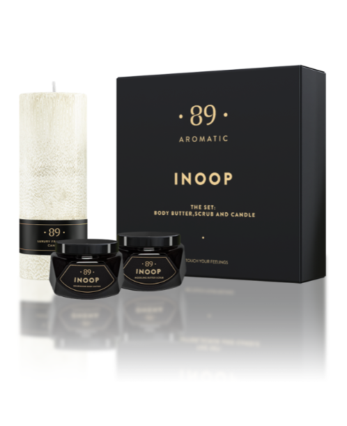AROMATIC 89 Kingikomplekt (kehapuhastus, või, küünal), Inoop