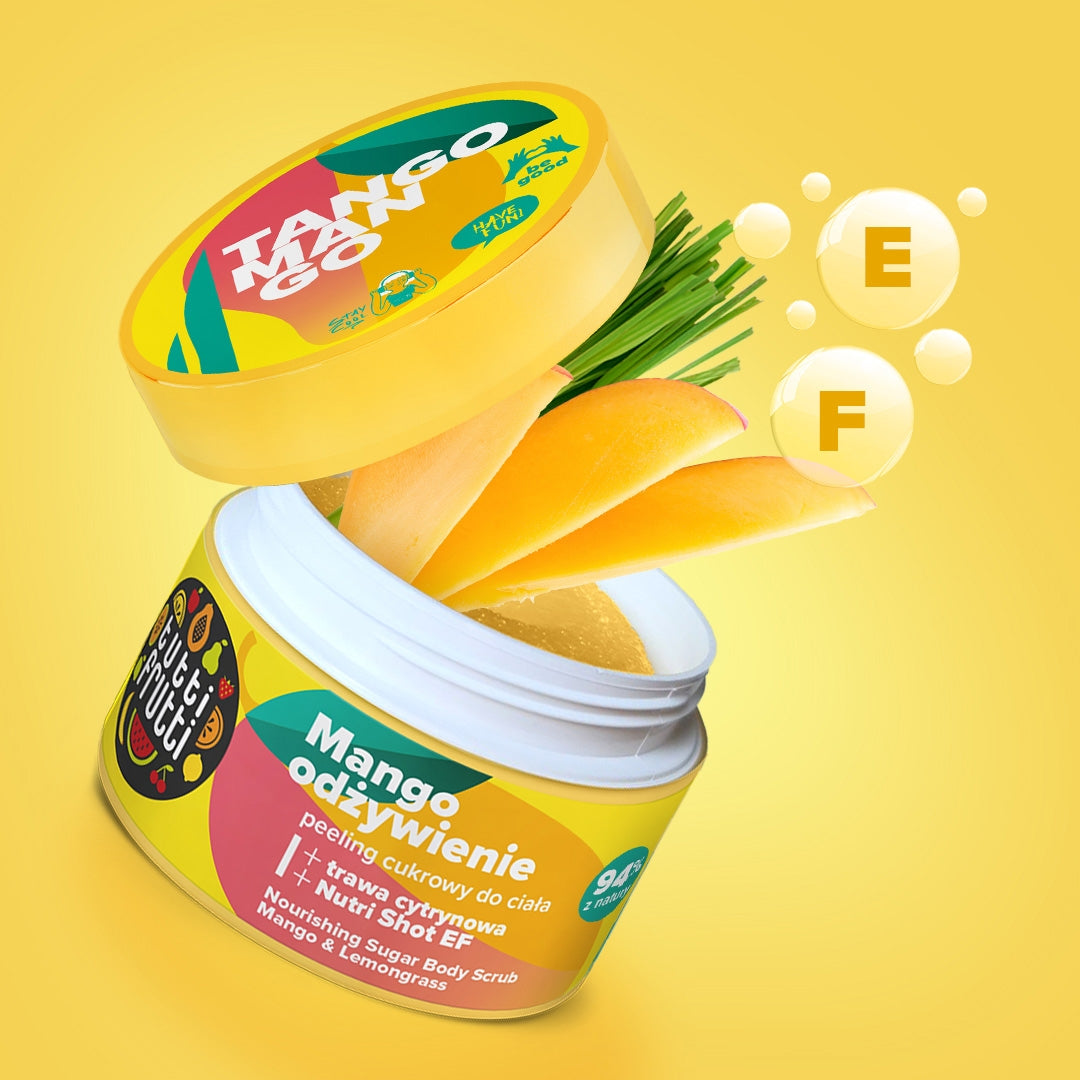 Farmona TUTTI FRUTTI Toitev suhkrukeha koorija Mango ja sidrunhein 300g