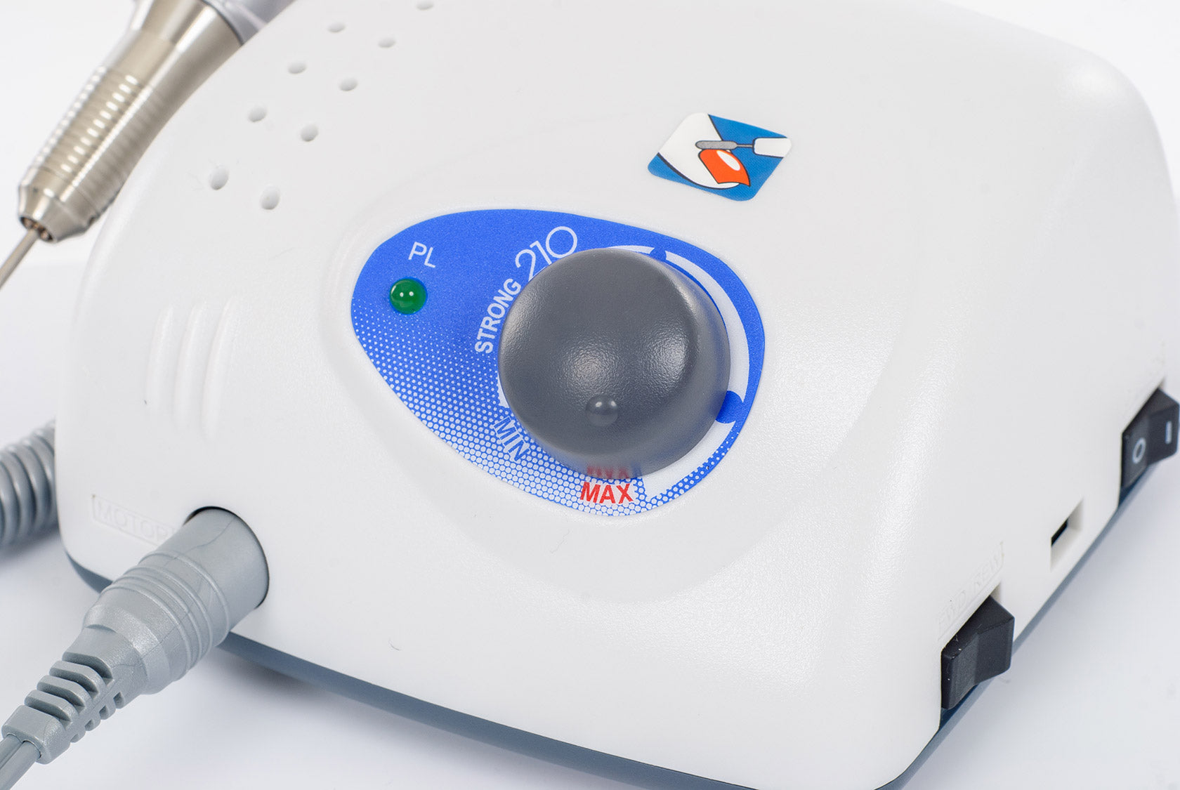 STRONG 210/107II (Серебро) (35 000 об/мин) с педалью скорости