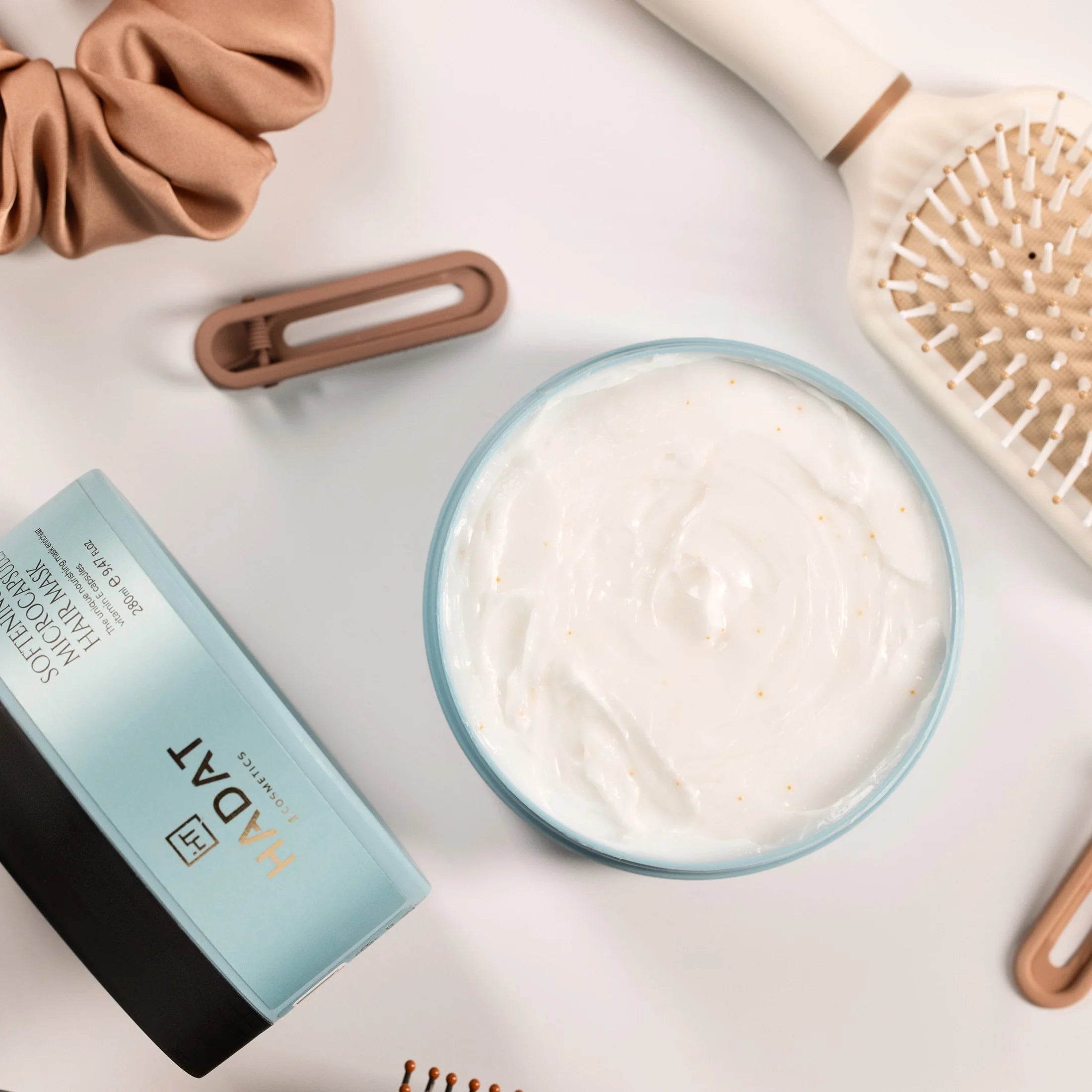 HADAT PEHMENDAVAD MIKROKAPSLID JUUKSEMASK Pehmendav juuksemask, 280ml