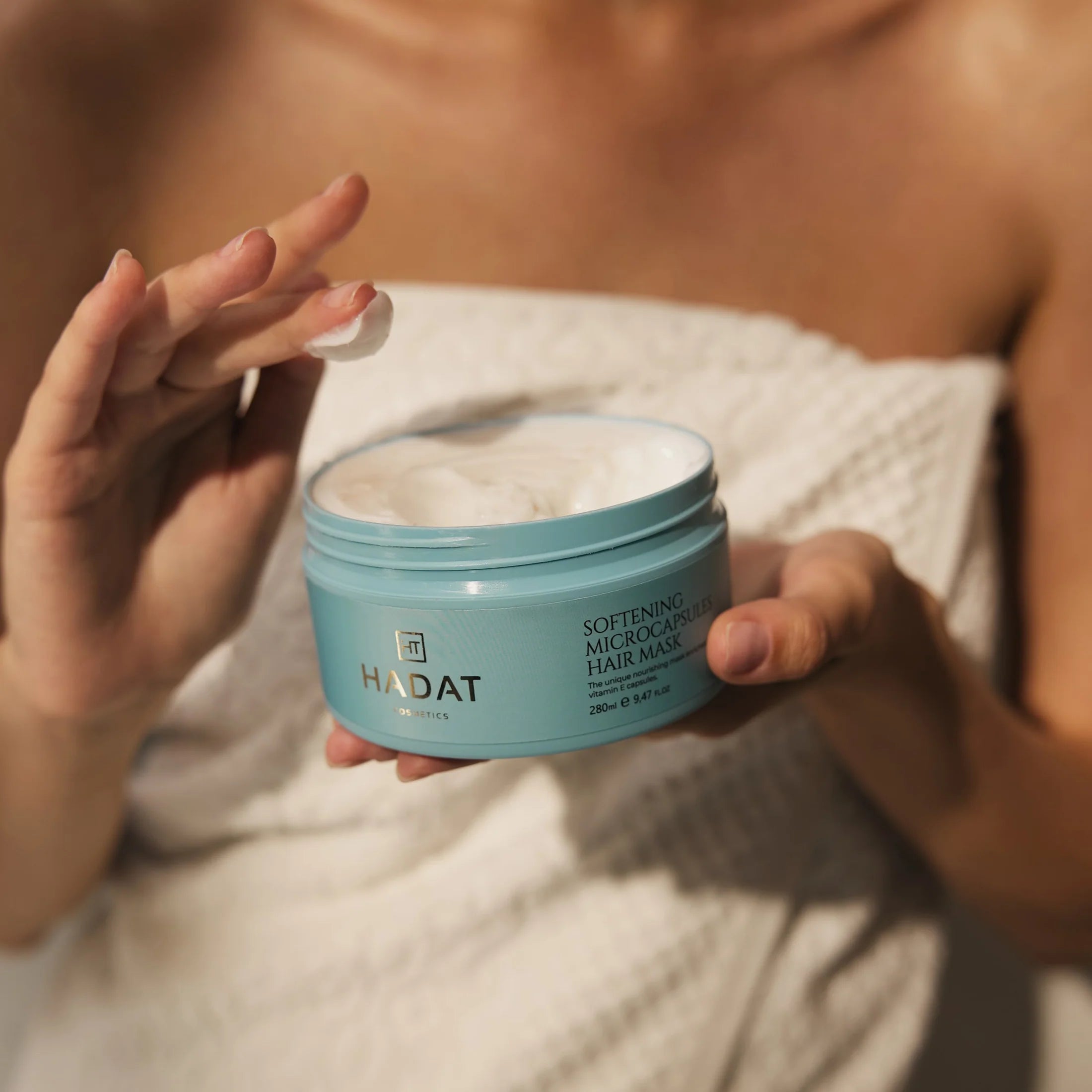 HADAT PEHMENDAVAD MIKROKAPSLID JUUKSEMASK Pehmendav juuksemask, 280ml