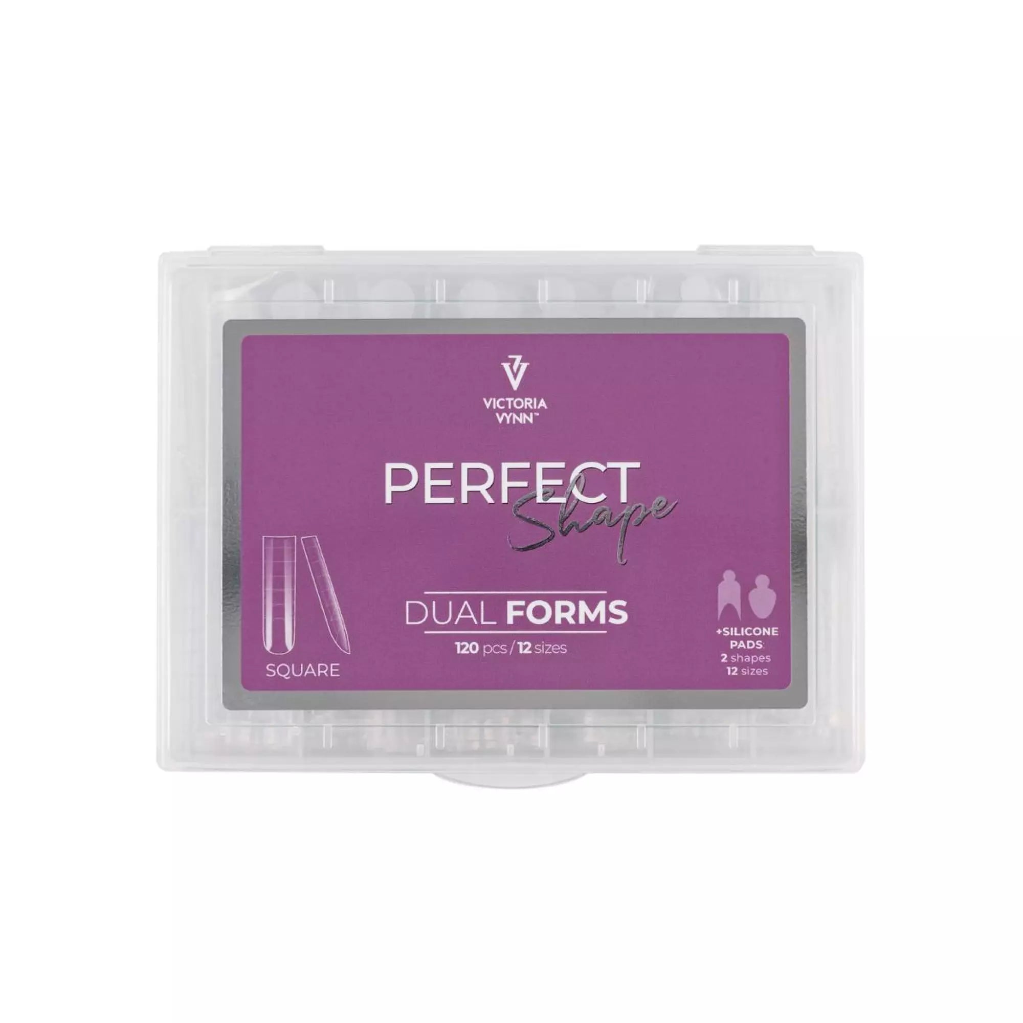 Victoria Vynn Top forms for nail extensions, square, 120pcs.